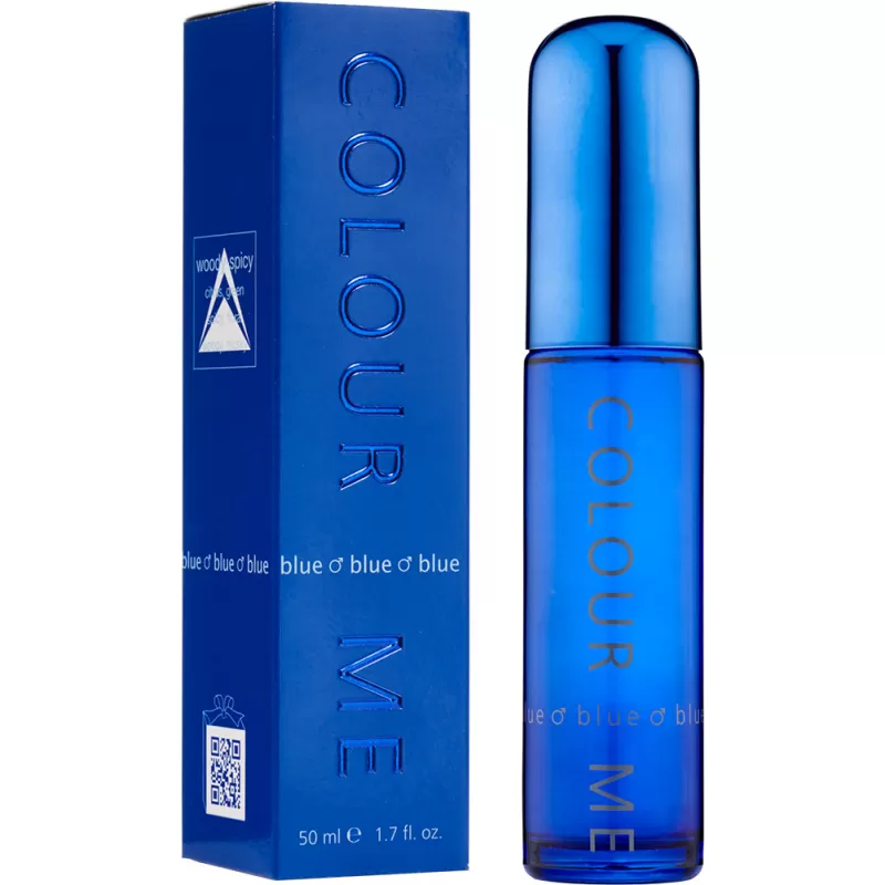 Perfume Colour Me Blue EDP Masculino - 50ml