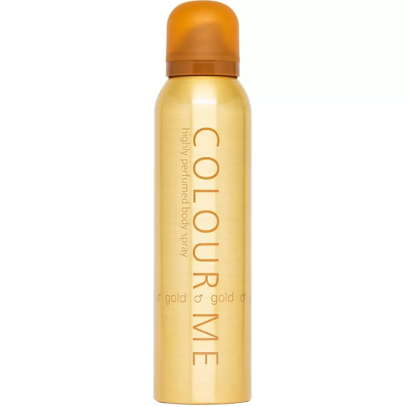 Kit Perfume Colour Me Gold EDP 100ml + Body Spray Gold 150ml - Masculino