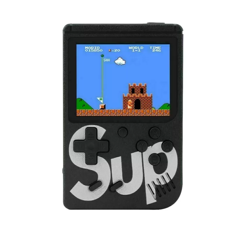 Mini Consola Retro Game Box Sup Plus 400 En 1 - Black