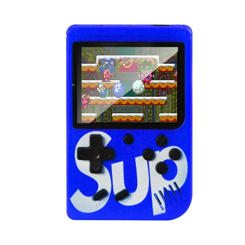 Mini Consola Retro Game Box Sup Plus 400 en 1 - Blue