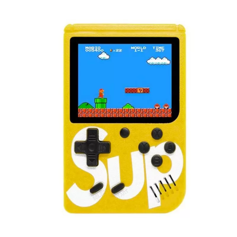 Mini Consola Retro Game Box Sup Plus 400 en 1 - Yellow