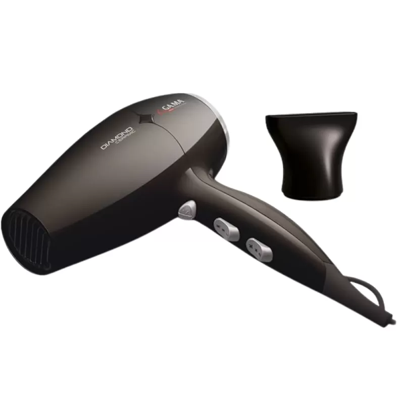 Secador Gama Diamond Ceramic 1900W 110V - Black
