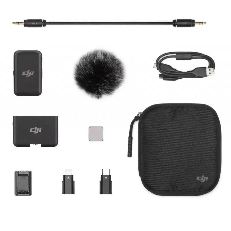 Micrófono Wireless DJI (1 TX + 1 RX) (FCC) - Black