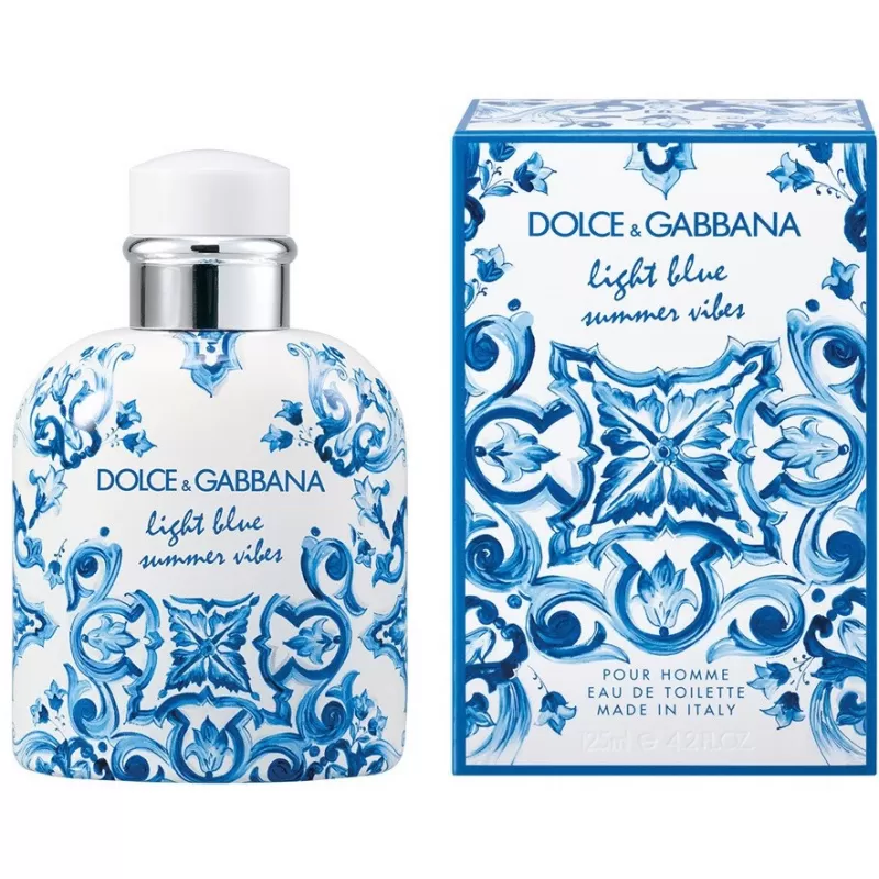 Perfume Dolce & Gabbana Light Blue Pour Homme Summer Vibes EDT Masculino - 125ml