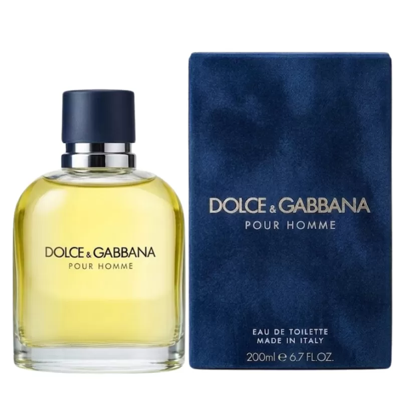 Perfume Dolce & Gabbana Pour Homme EDT Masculino - 200mL