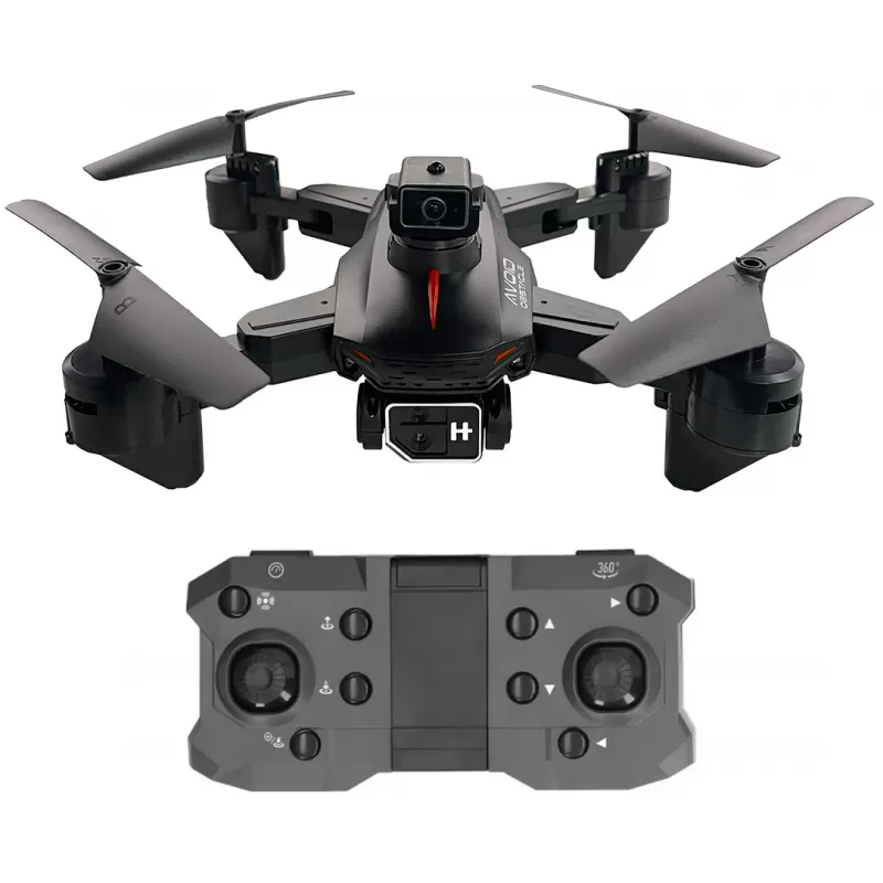 Drone Xin Kai Yang Four Sides Avoidance KY605 Dual HD - Black/Red