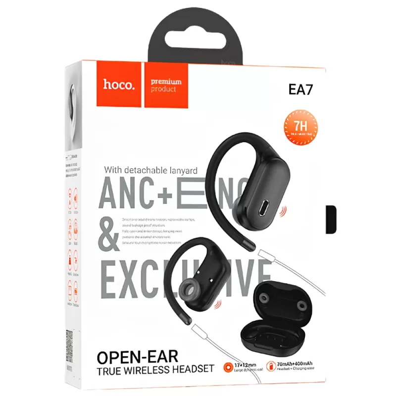 Auricular Hoco EA7 Suerte Bluetooth - Black