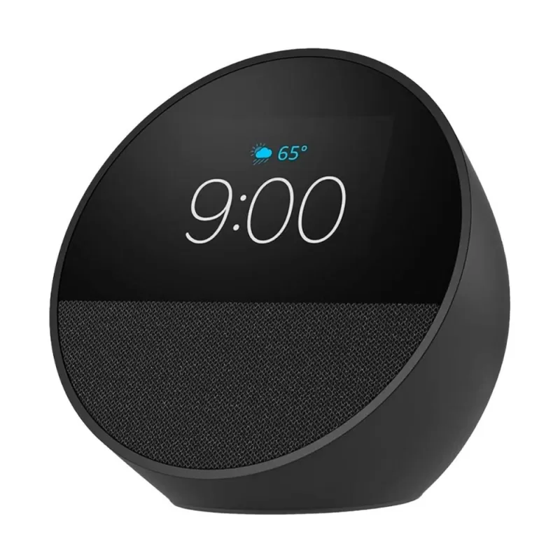 Speaker Smart Amazon Echo Spot Clock with Alexa - Black