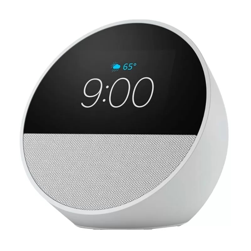 Speaker Smart Amazon Echo Spot Clock with Alexa - White