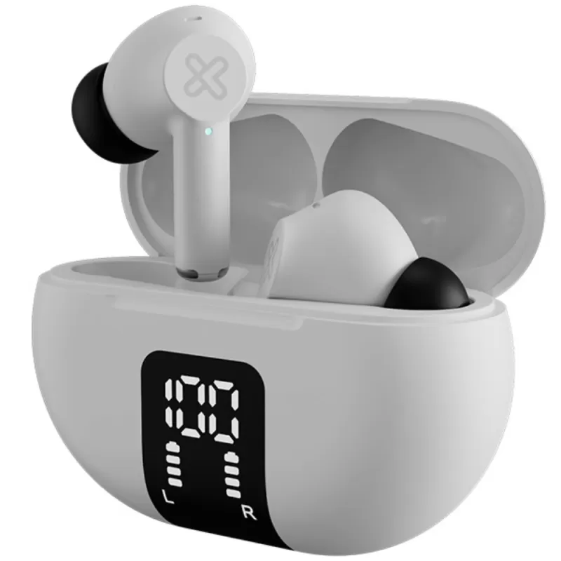 Auricular Klip Xtreme EdgeBuds KTE-755WH Bluetooth ANC - White Auricular Klip Xtreme EdgeBuds KTE-755WH Bluetooth ANC - White