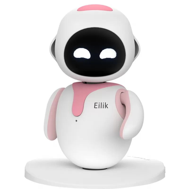 Eilik Robot Inteligente Interactivo de Mesa - Pink/White