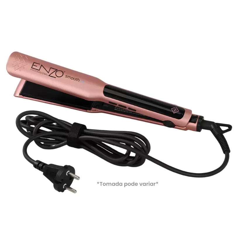 Alisador Enzo Smooth i.d EN-3005 255°C 2V - Rose Gold