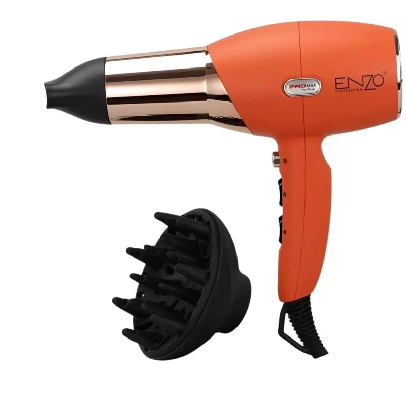 Secador de Cabello Enzo Pro Max EN-6019 1845W 220V...