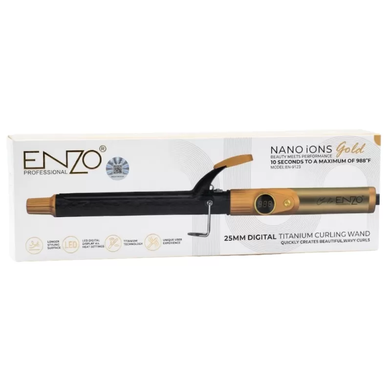 Ondulador Enzo Nano Ions En-9123 25mm 530°C 2V - Gold