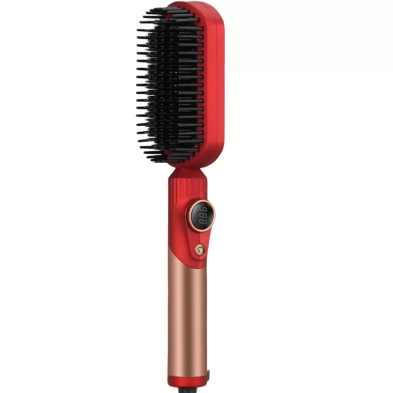 Cepillo Alisador Enzo EN-4002 65W 2V - Red Cepillo Alisador Enzo EN-4002 65W 2V - Red