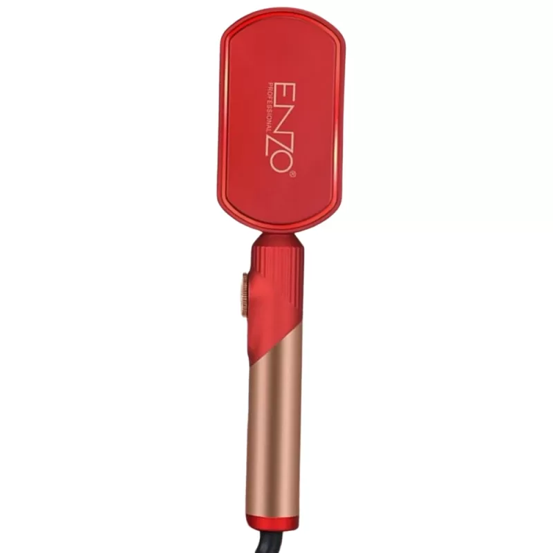 Cepillo Alisador Enzo EN-4002 65W 2V - Red