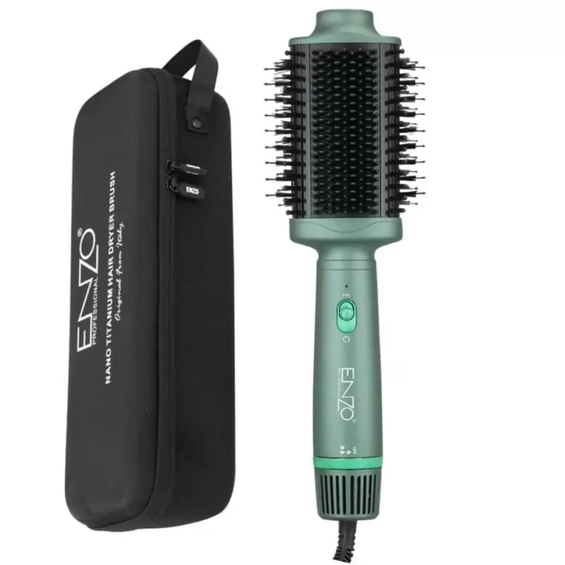 Cepillo Secador Enzo Magic Brush EN-4110 1500W 220V - Green