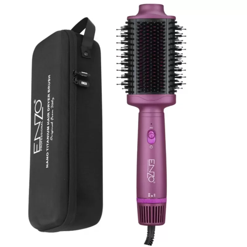 Cepillo Secador Enzo Magic Brush EN-4110 1500W 220V - Purple