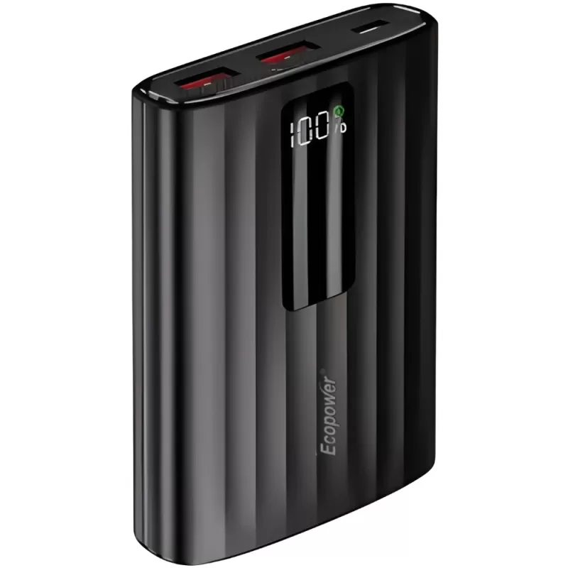 Cargador Portátil Ecopower EP-C504 Power Bank 12.000mAh - Black