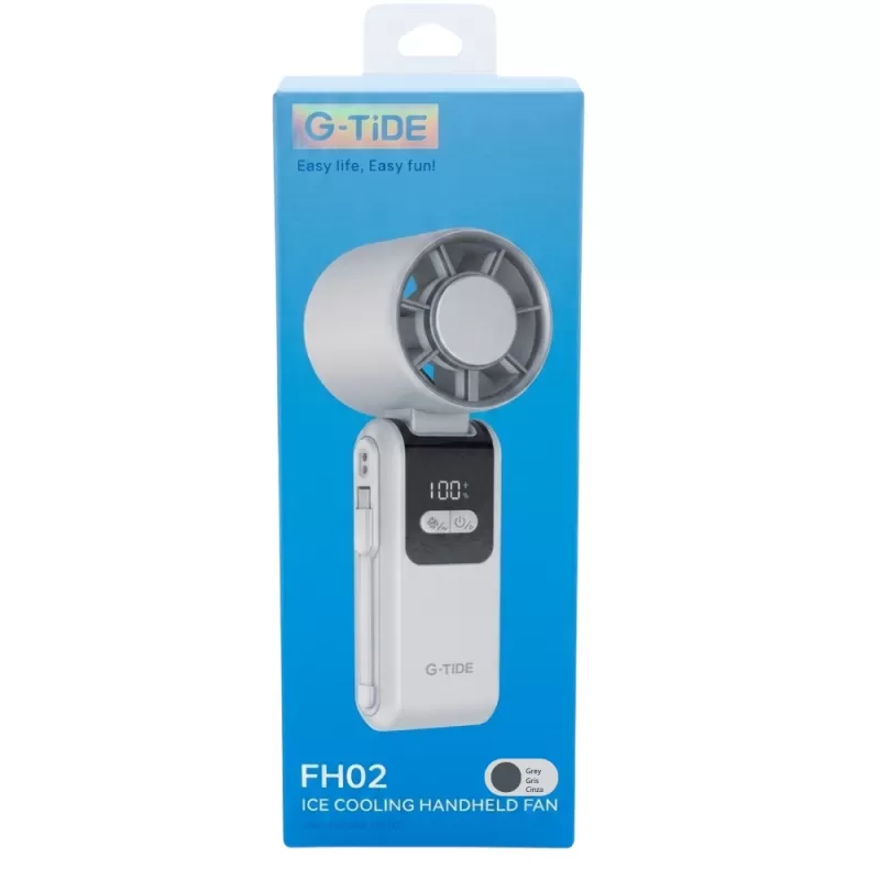 Mini Ventilador Portátil G-Tide FH02 4.400mAh - Gray