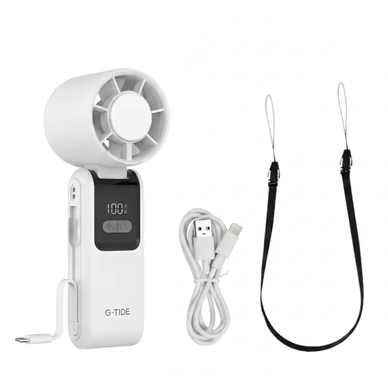 Mini Ventilador Portátil G-Tide FH02 4.400mAh - White