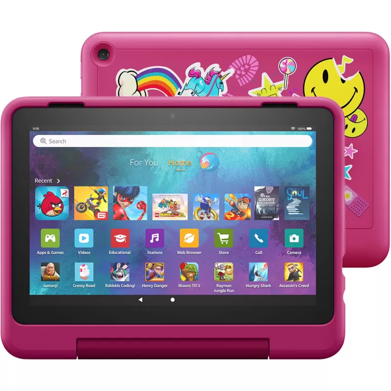 Tablet Amazon Fire HD 8 Kids Pro 2/32GB WiFi 8" (12th Gen) - Pink Rainbow Universe