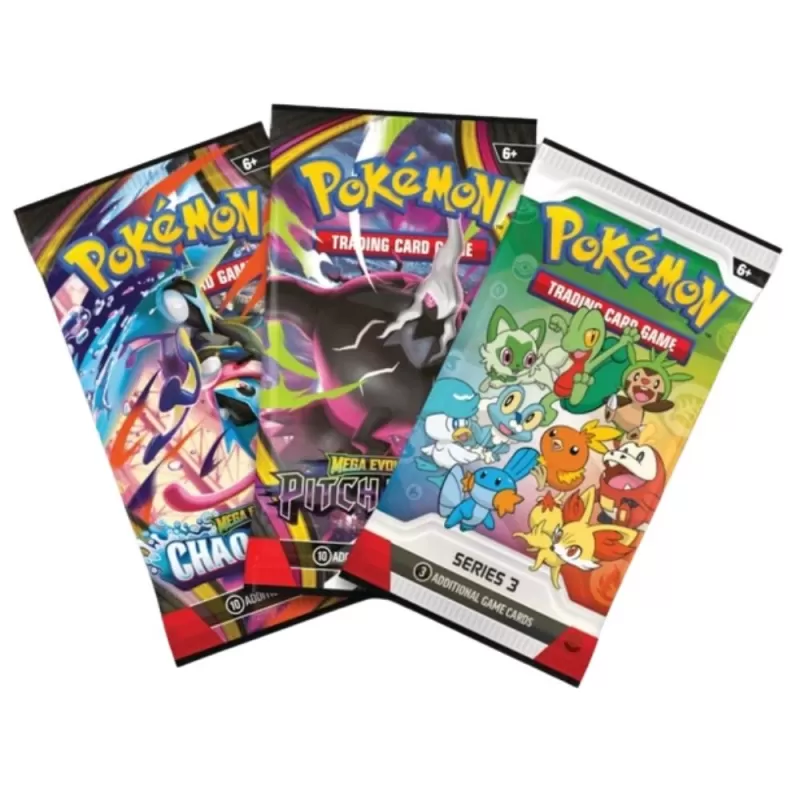 Juego de Cartas Coleccionables Pokemon First Partner 10-10410-108 (3 pack)