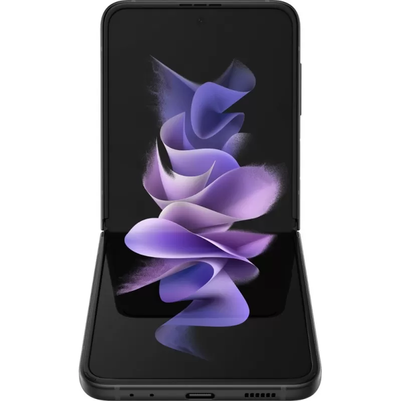 Smartphone Samsung Galaxy Z Flip3 SM-F711B 5G SS 6.7" 8/256GB Phantom Black - Homologado