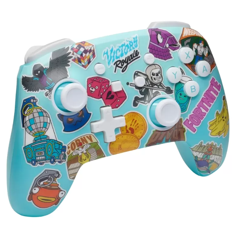 Control Wireless PowerA Nintendo Switch - Fornite Sticker Mania (PWA-A-09171)