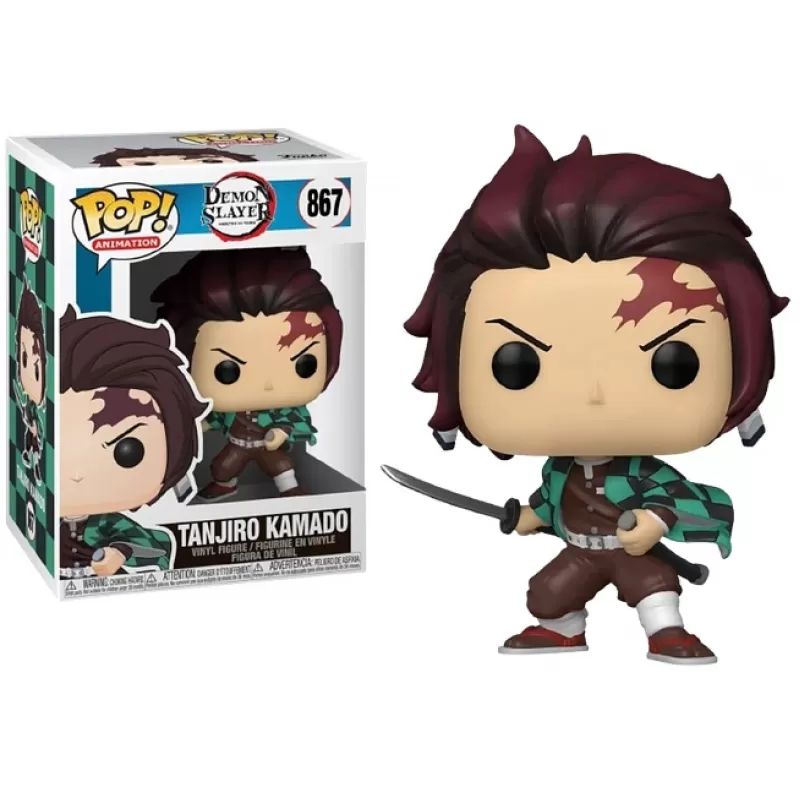 Muñeco Funko Pop! Demon Slayer - Tanjiro Kamado 8...