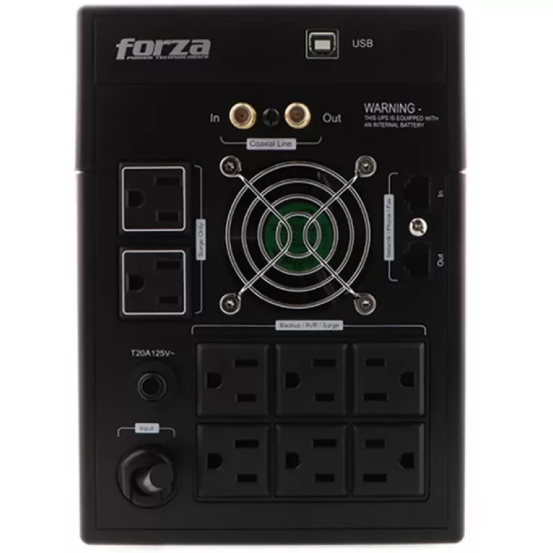 UPS Forza FX-1500LCD-U 1500VA 840W 220V