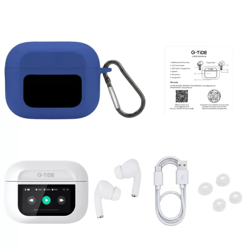 Auricular G-Tide Future Pod ANC Bluetooth - White