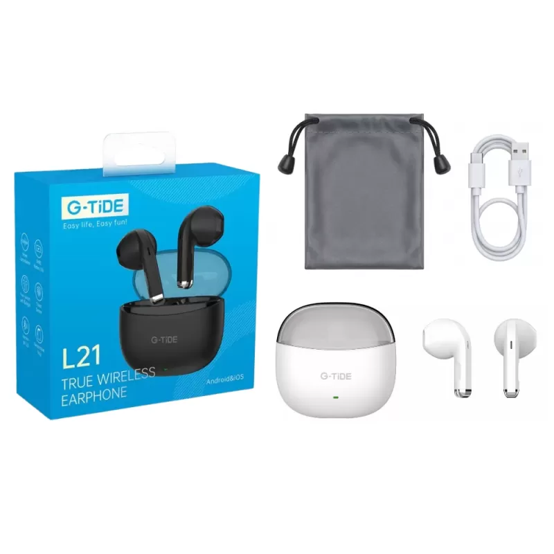 Auricular G-Tide L21 Bluetooth - White