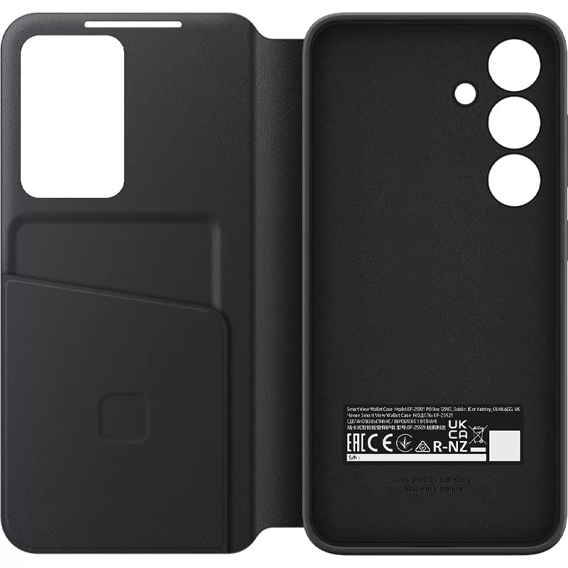 Capa Samsung Galaxy S24 EF-ZS921CBEGWW Smart View Wallet - Black