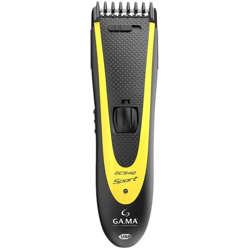 Cortador de Pelo Gama GC542 Sport - Black/Yellow