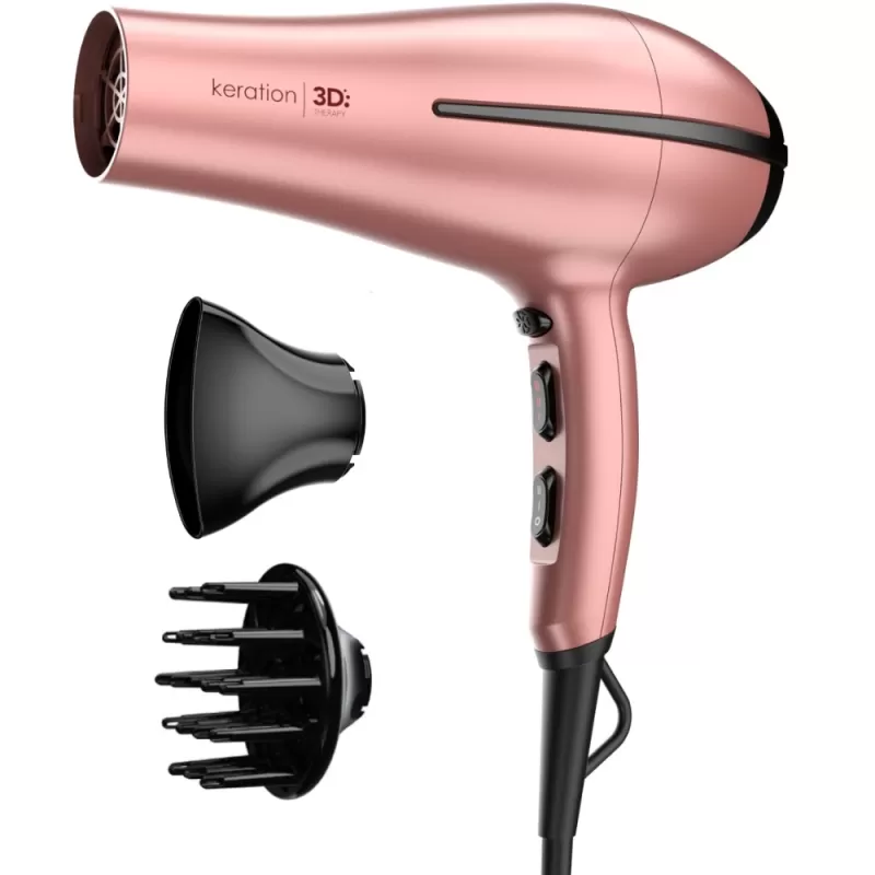 Secador Gama Bora Keration 3D 2200W 220V - Rose Gold