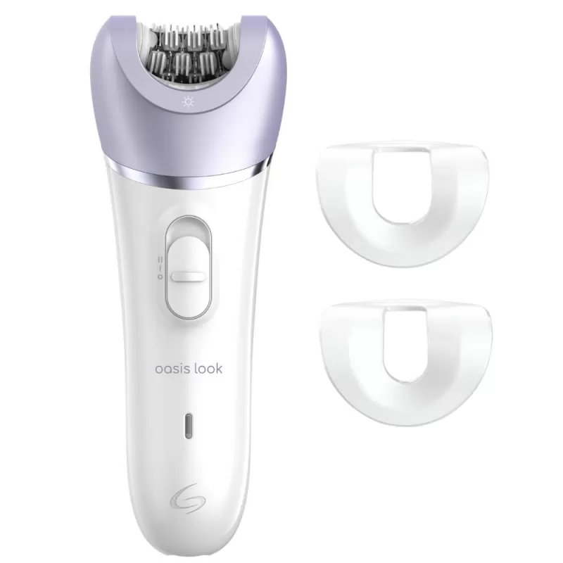 Depilador Eléctrico Gama Oasis Look - White/Purple