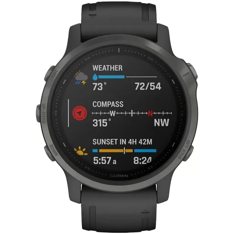 Reloj GPS Garmin Fenix 6S Sapphire 010-02159-27 - Carbon Gray