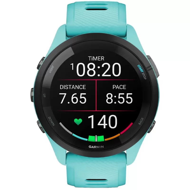 Reloj GPS Garmin Forerunner 265 010-02810-02 - Turquoise/Black