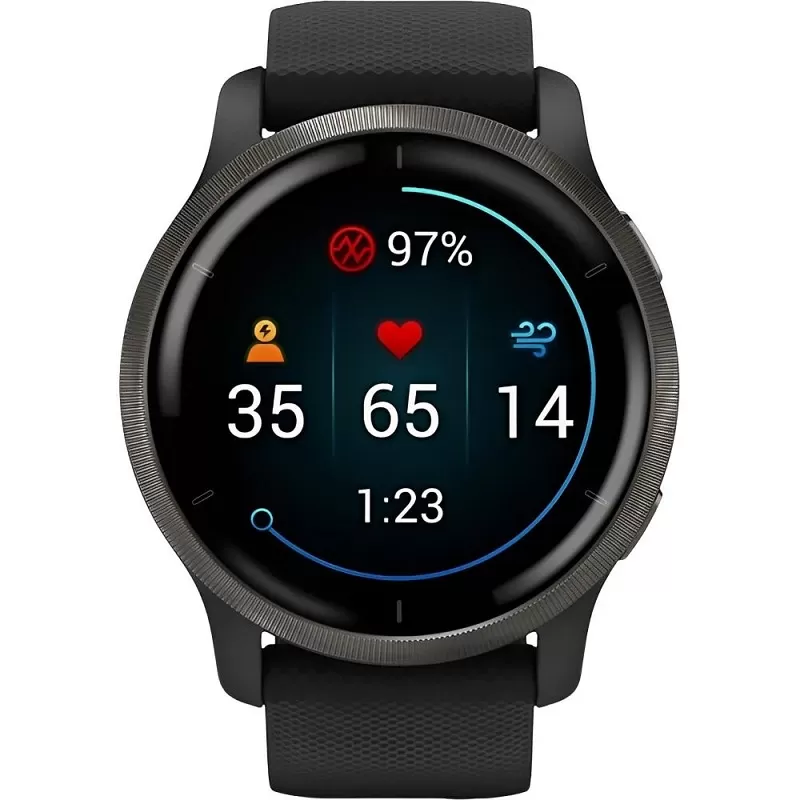 Reloj GPS Garmin Venu 2 010-02430-11 - Slate/Black