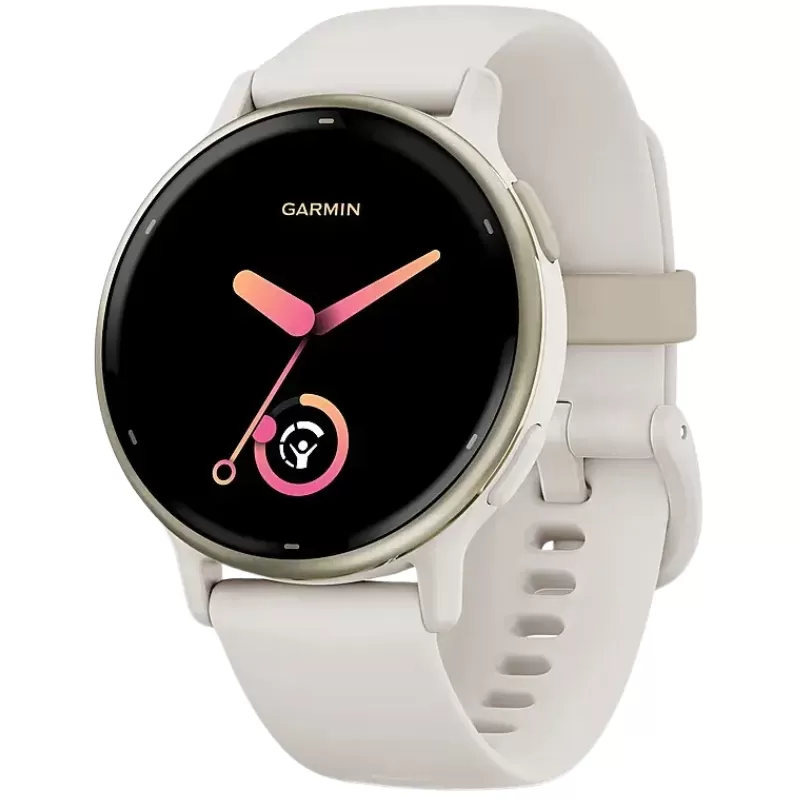 Reloj GPS Garmin Vívoactive 5 010-02862-11 - Aluminum/Ivory Gold