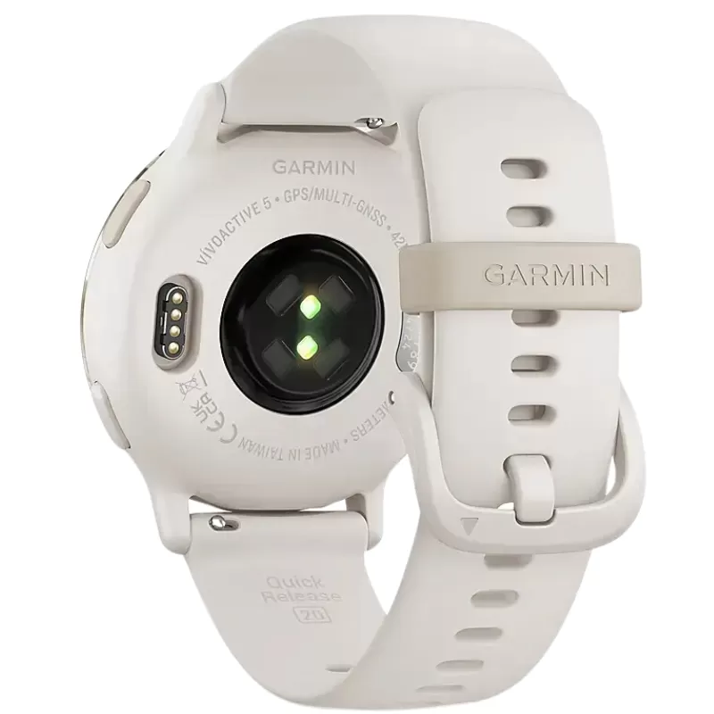 Reloj GPS Garmin Vívoactive 5 010-02862-11 - Aluminum/Ivory Gold