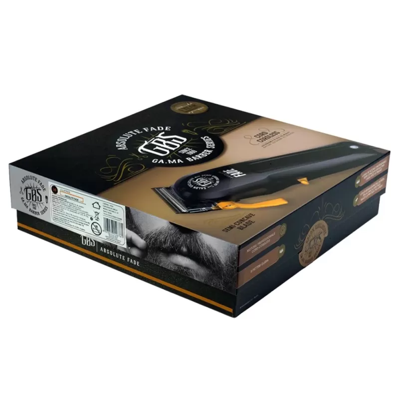 Cortador de Pelo Gama GBS Absolute Fade 2V - Black