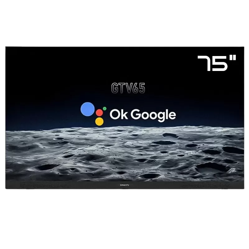 Smart TV QLED Smartfy 75" GTV75 4K Ultra HD con Soundbar