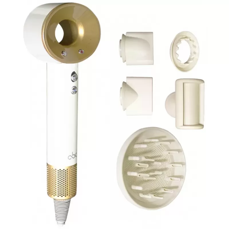 Secador de Cabello ABC Super Hair Dryer 03005 1600W 220V - White/Gold