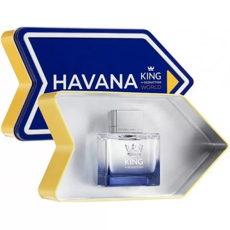 Perfume Antonio Banderas Special Edition Havana King of Seduction World EDT Masculino - 100ml