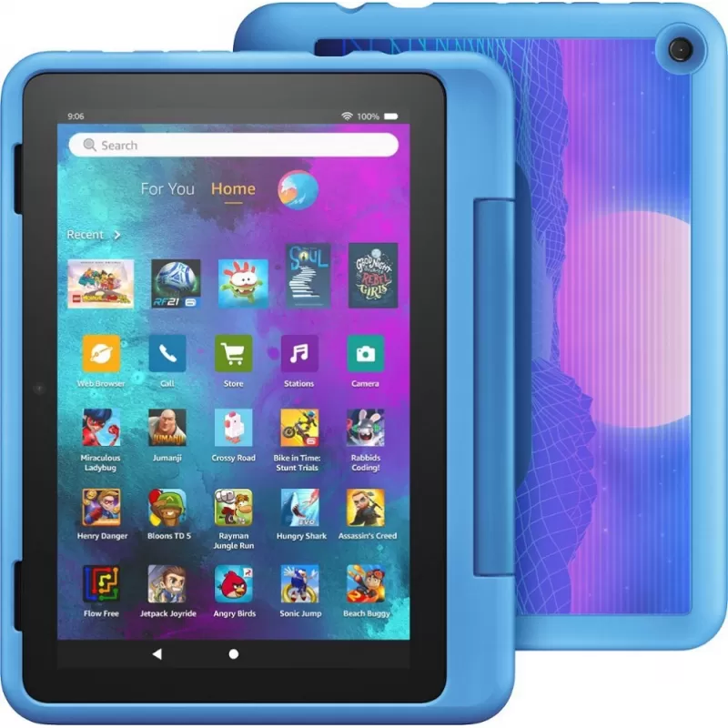 Tablet Amazon Fire HD 8 Kids Pro 2/32GB WiFi 8" (12th Gen) - Cyber Sky (Caja Fea)