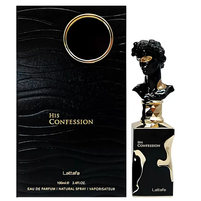 Perfume Lattafa His Confession EDP Masculino - 100ml