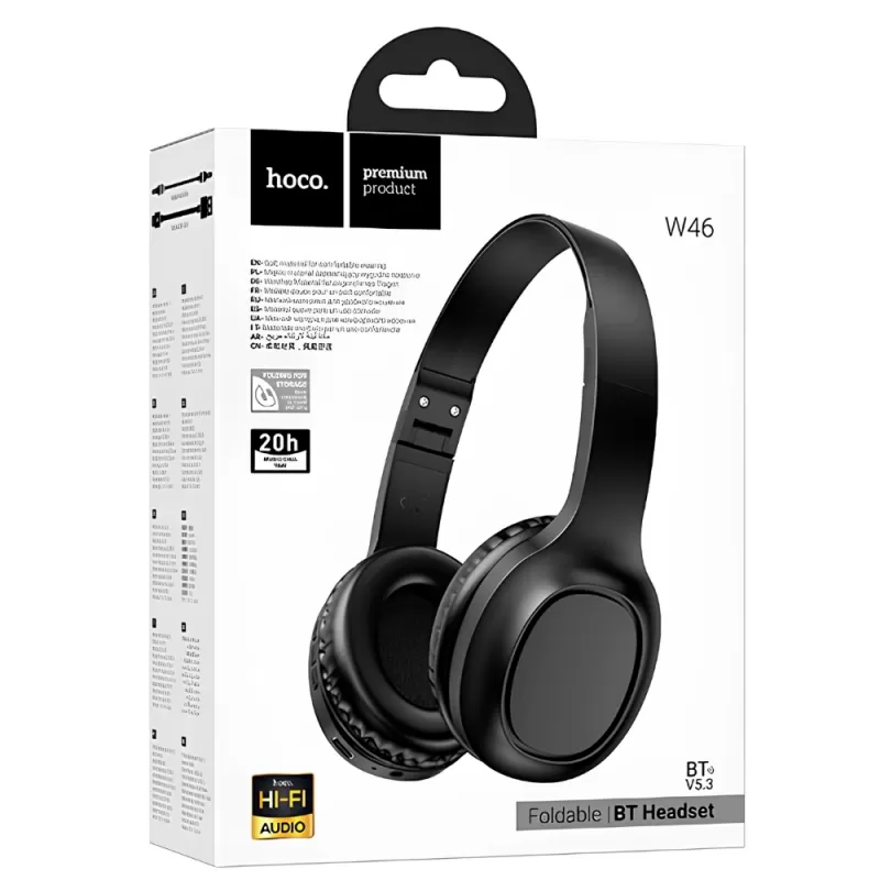 Auricular Hoco W46 Bluetooth - Black