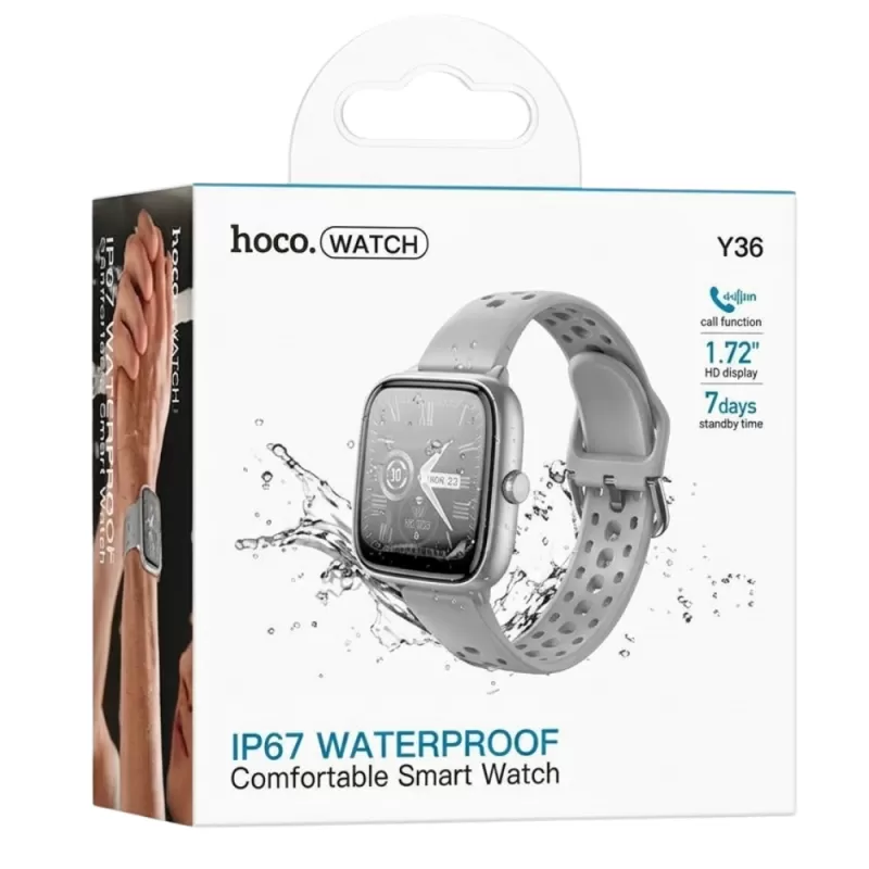 Reloj Smart Hoco Y36 - Silver
